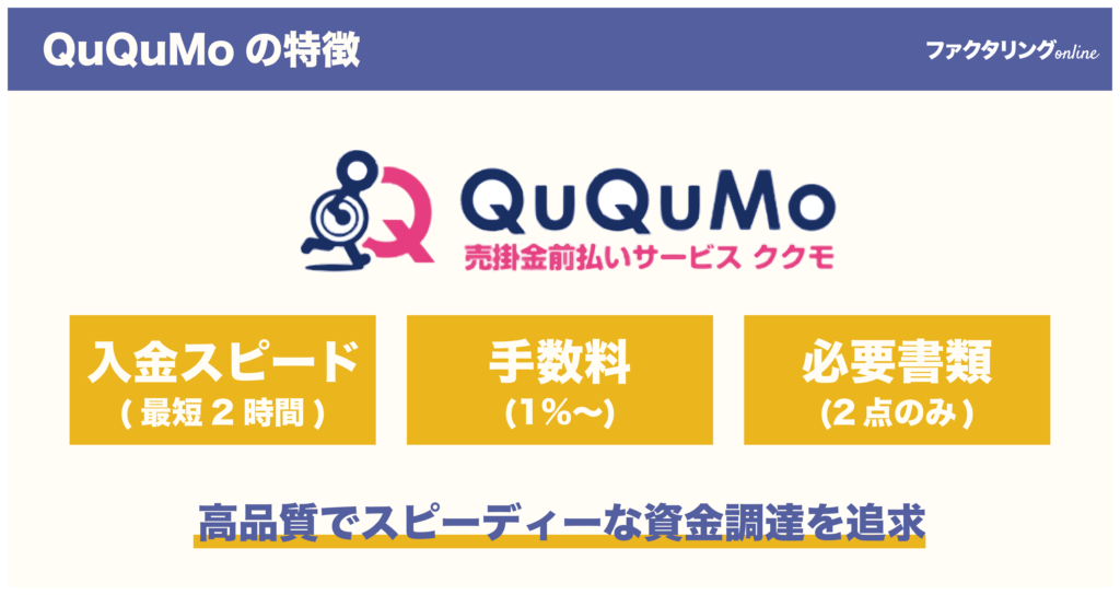 QuQuMoの特徴